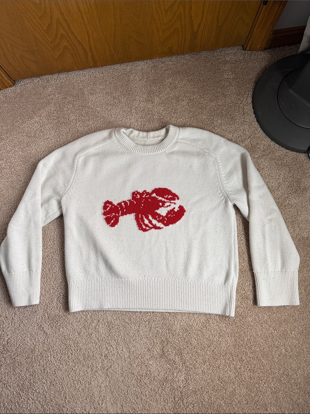 Abercrombie & Fitch Women's Lobster Crewneck Sweater.   Size Small